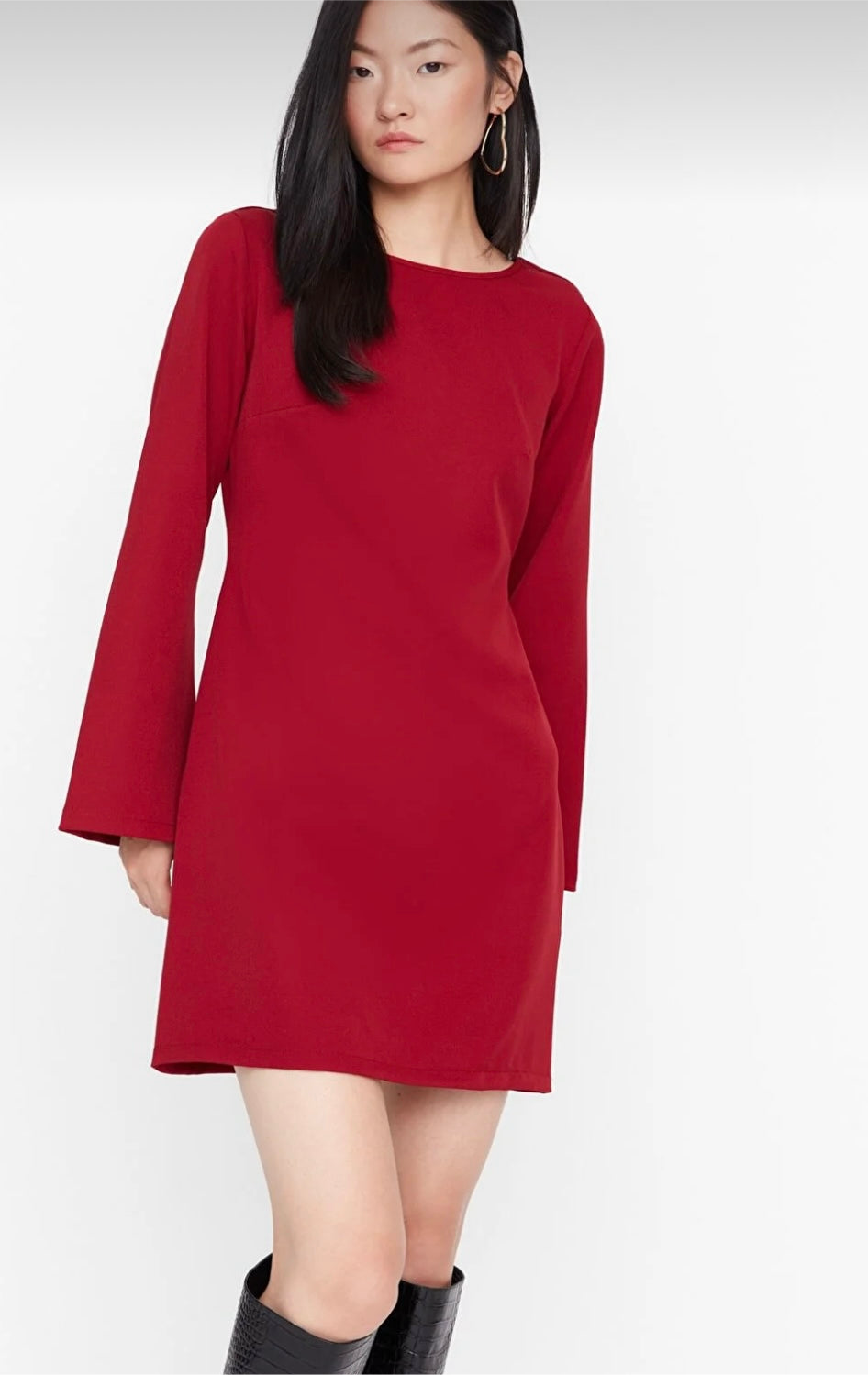 Burgundy Dress