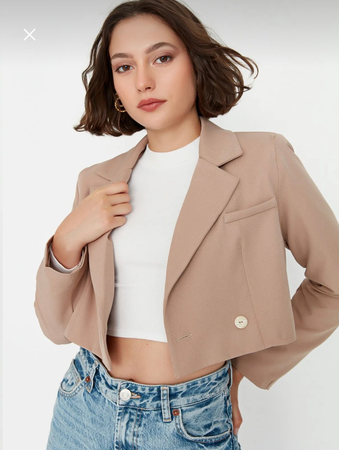 Beige Blazer
