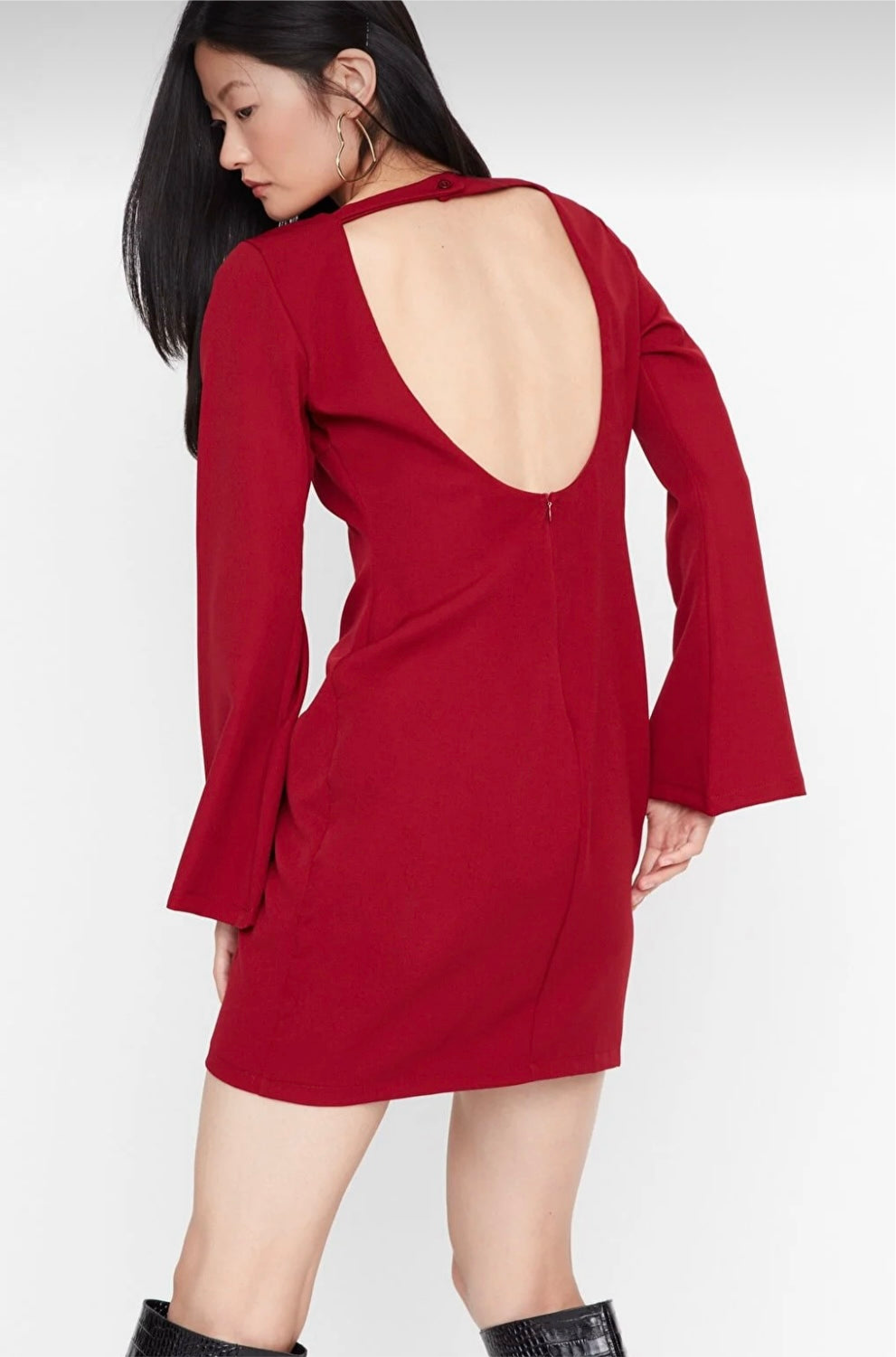 Burgundy Dress