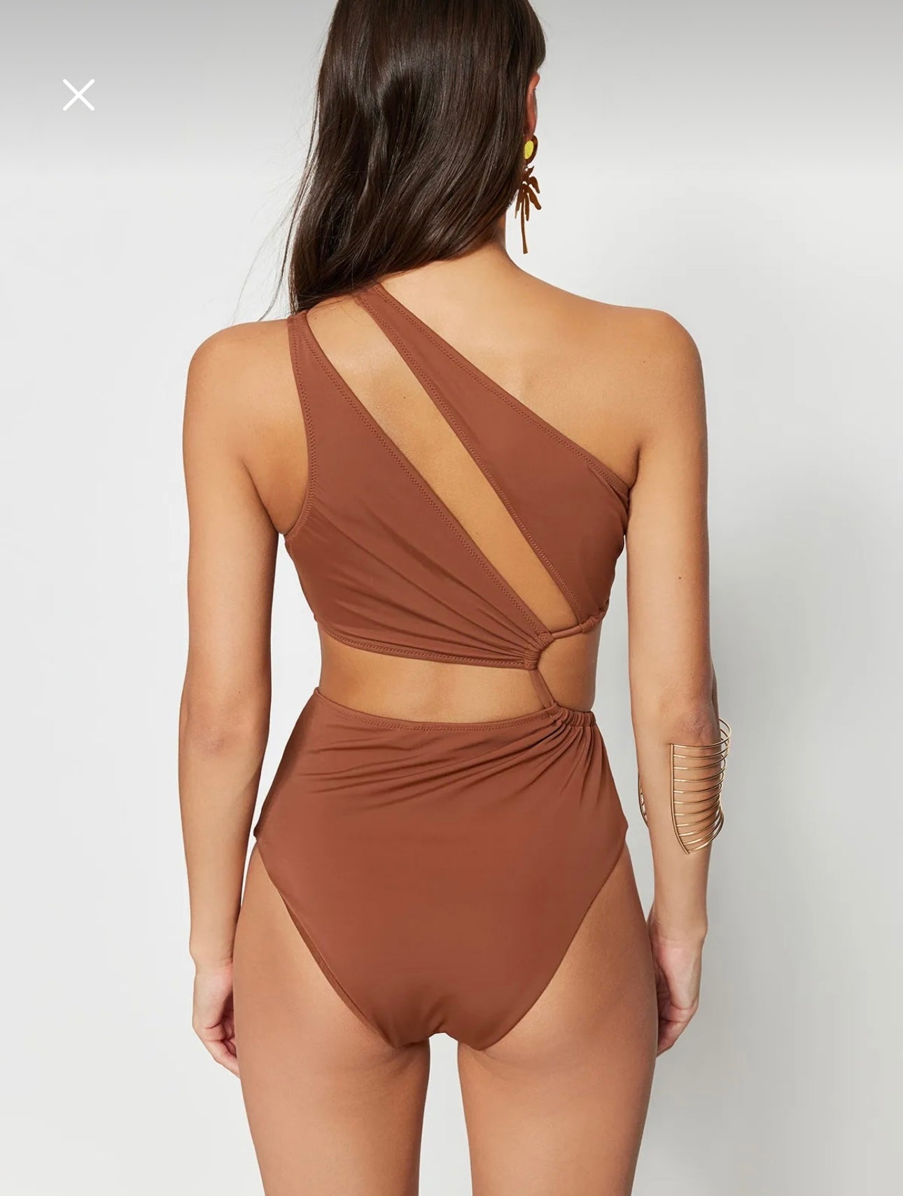 Brown Swimsuit