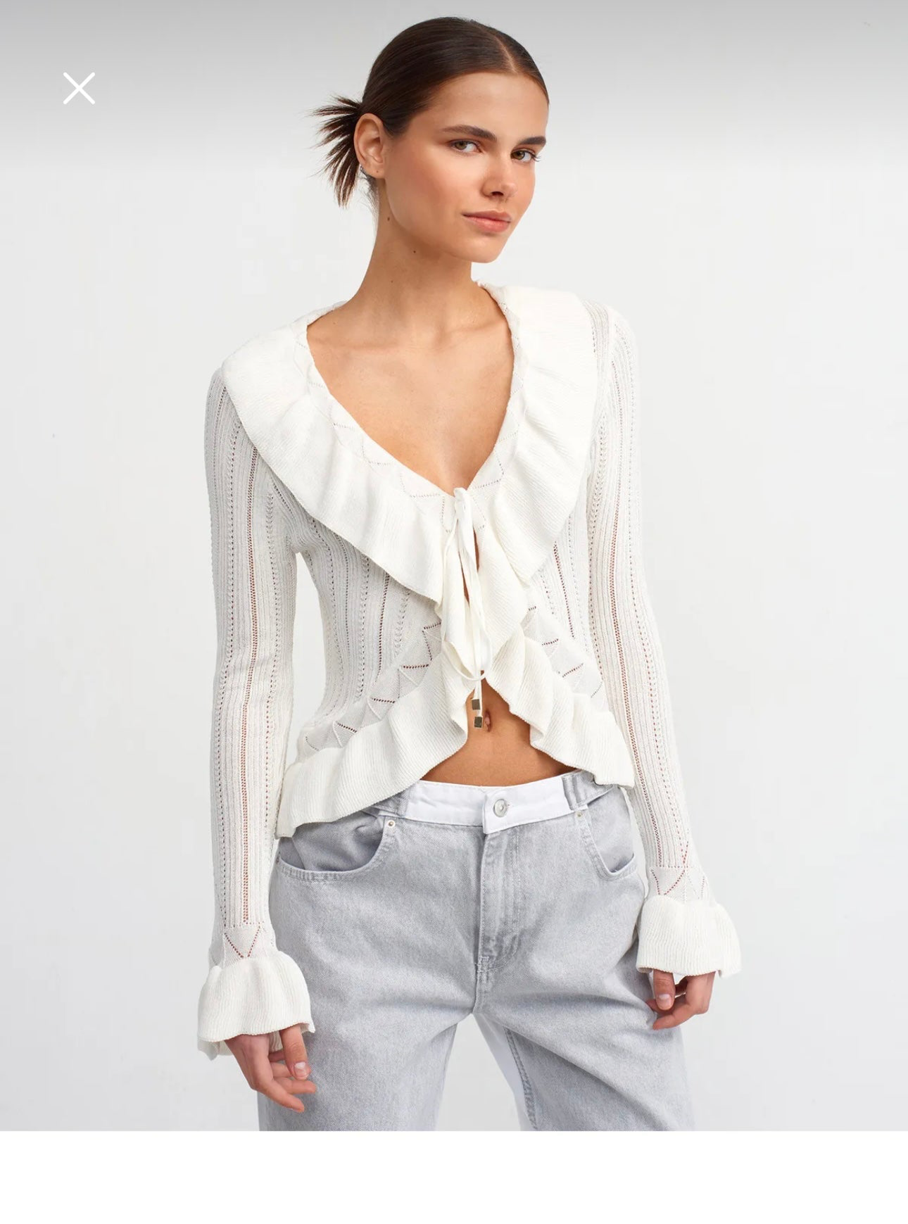 White Cardigan